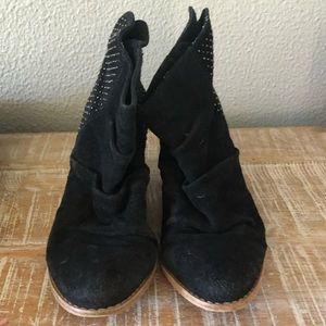 Splendid Black leather booties